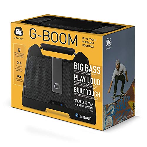 GProject GBoom Wireless Bluetooth Boombox Speaker Rugged Portable