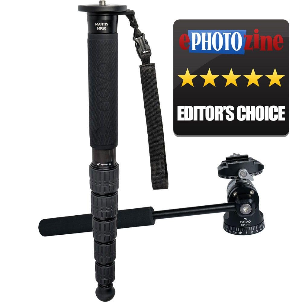 Novo Mantis Mp100 Carbon Fibre Monopod With Mph-10 Mini Video Head