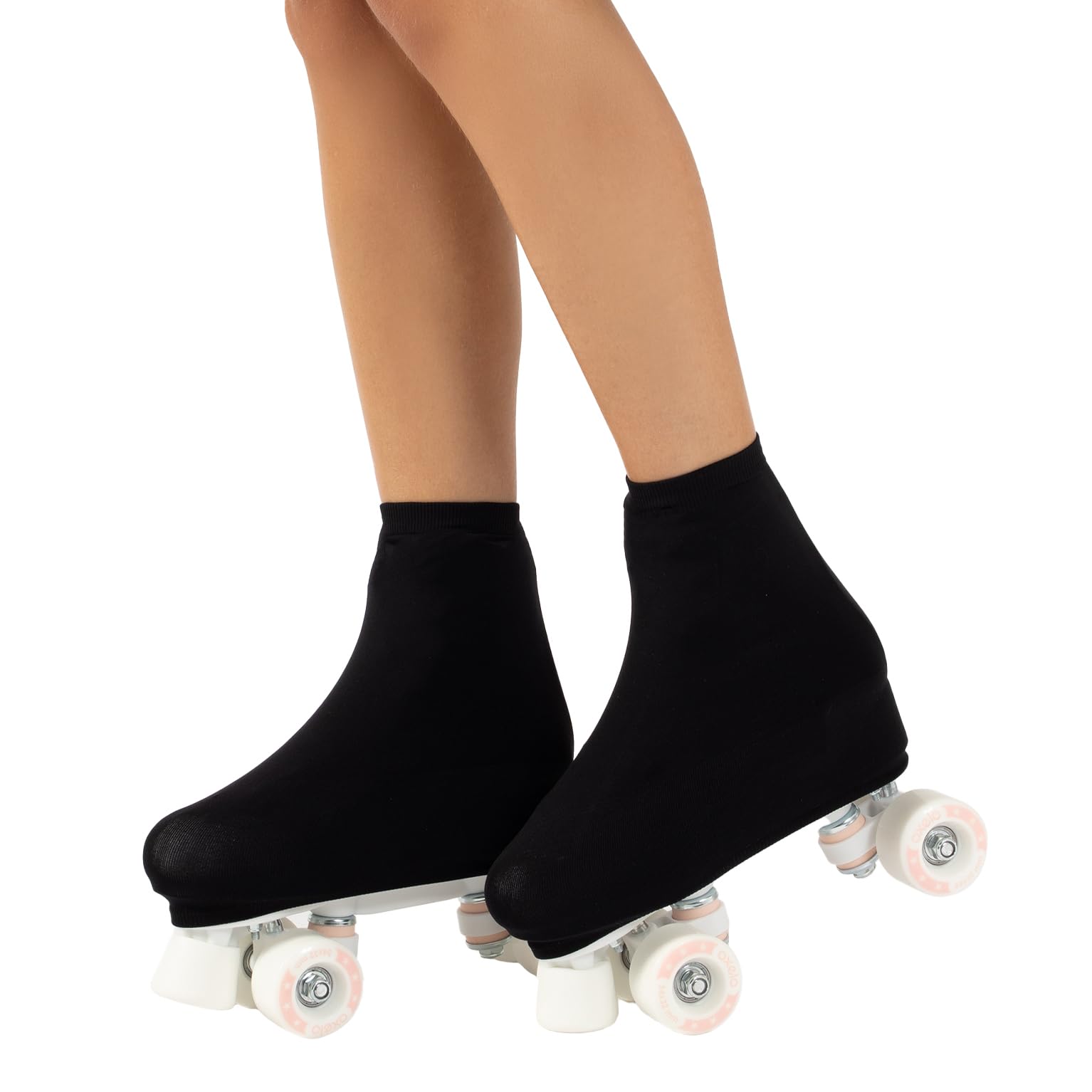 CALZITALY 1 oder 3 Paar Skates Cover Damen, Überziehsocken für Rollschuhe und Schlittschuhe Kinder, Made in Italy