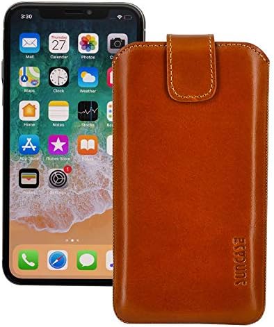 Suncase Leder Etui Mit Case Für T Phone 2 Pro - Pebble-Blue