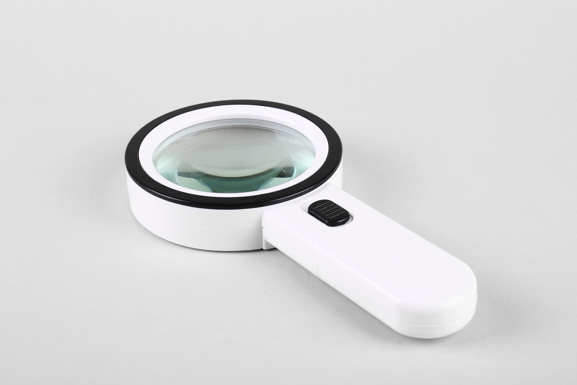 Lupa de lectura Lupa de Mano con lámpara LED e interruptor de Pulsar y tirar Lupa de lectura con Luz LED para leer letras pequeñas