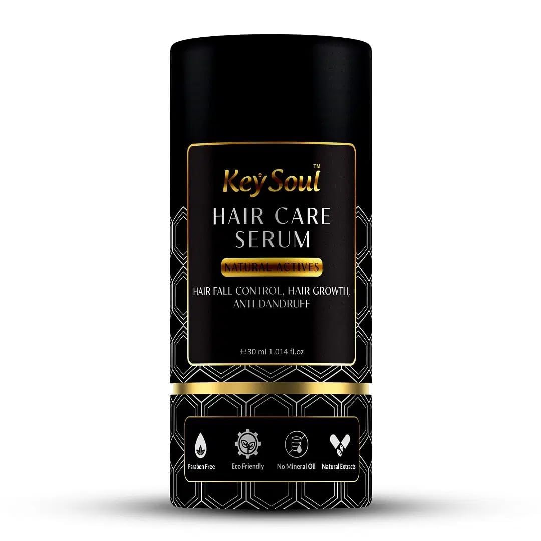 KeySoul Hair Care Serum with Natural Actives | 30 ml | Hair Fall Control, Hair Growth & Anti-Dandruff | Lightweight, Non-Greasy Serum for Men & Women-image-24