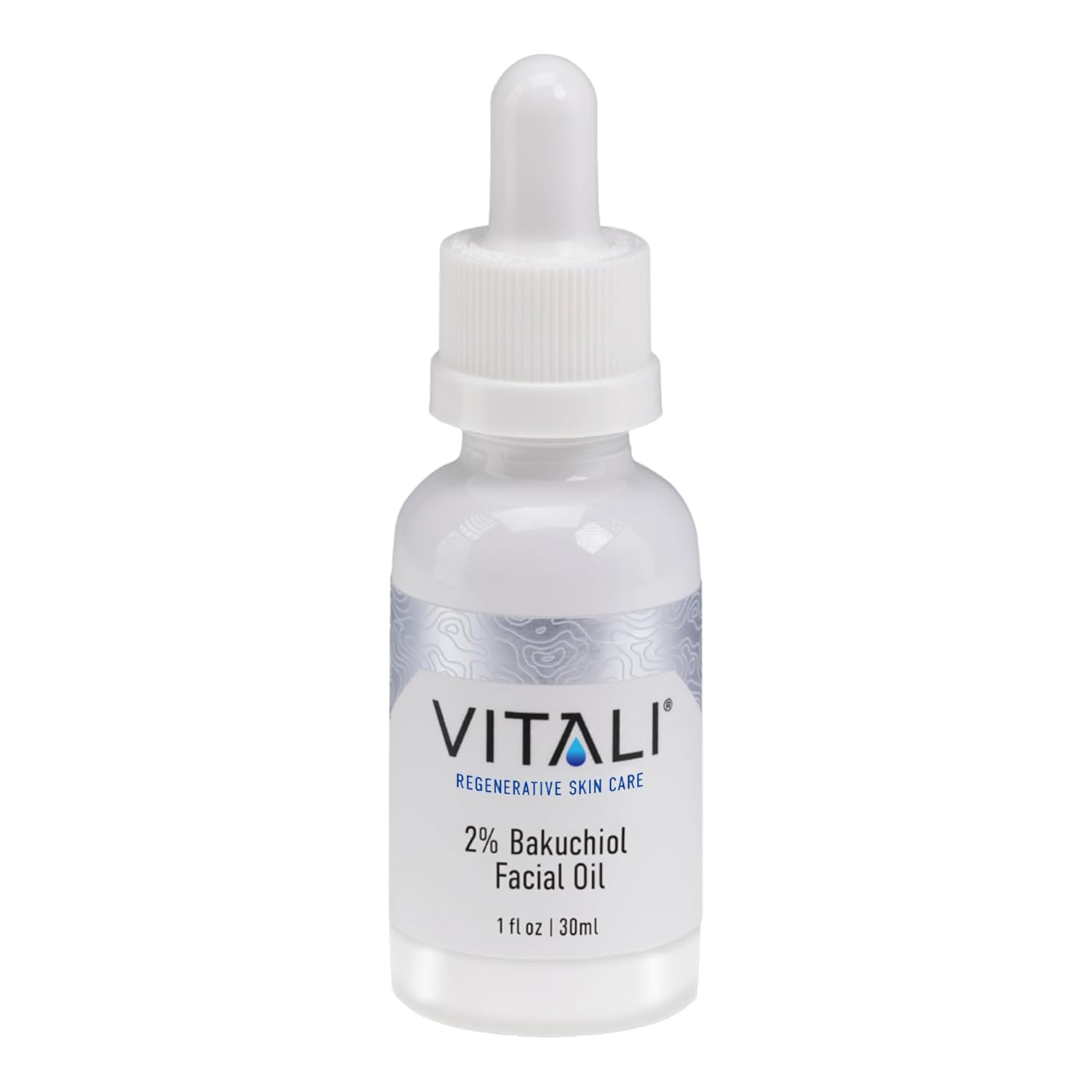 Vitali Premium 2% Bakuchiol Facial Oil: Premium Natural Retinol Alternative for Age and Wrinkle Reduction, and Soothing Irritated Skin, Boosts Copper Peptide Absorption- 1 fl. oz.