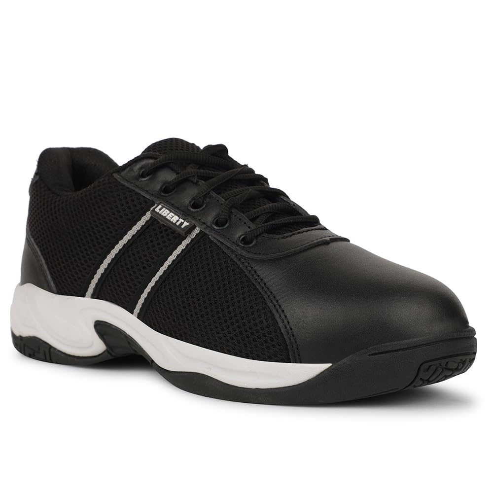 liberty Freedom ROCKELETWF Lacing Black Safety Shoes for Men with EVA Sole | Comfortable & Durable-picture-9