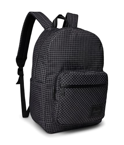Herschel Supply Co. Unisex Pop Quiz Backpack, Grid - Black, 25L