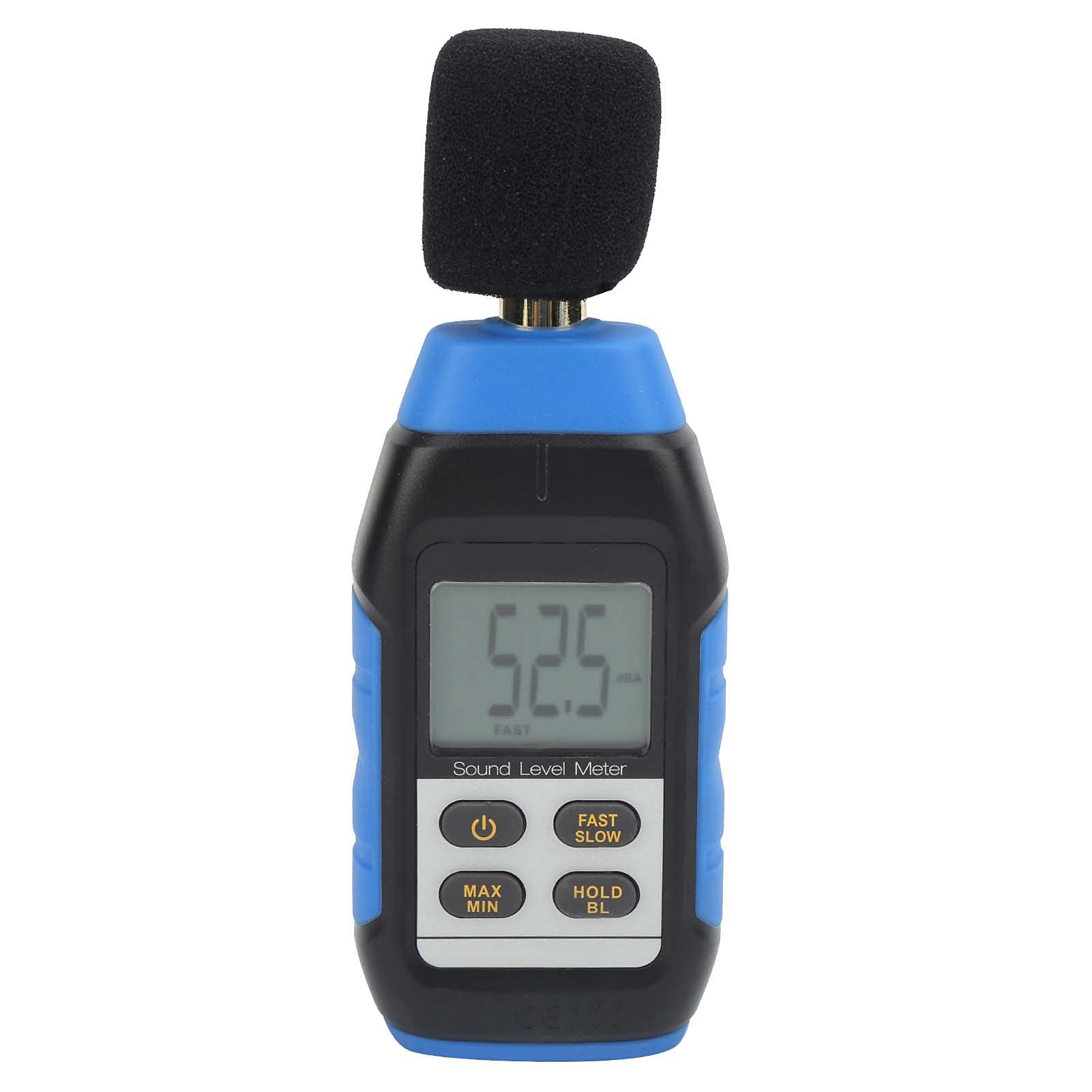 Medidor de Decibelios Portátil VMS-1, Probador de Ruido de Alta Precisión para Fábricas y Audio Doméstico, Plástico + Metal