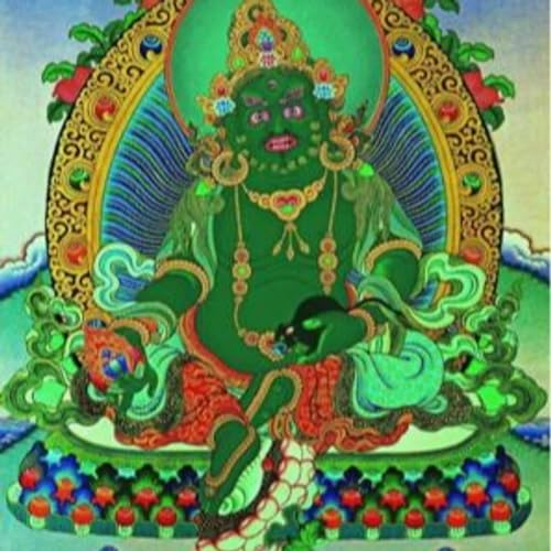 Lục Thần T&agrave;i (Jambhala Xanh)