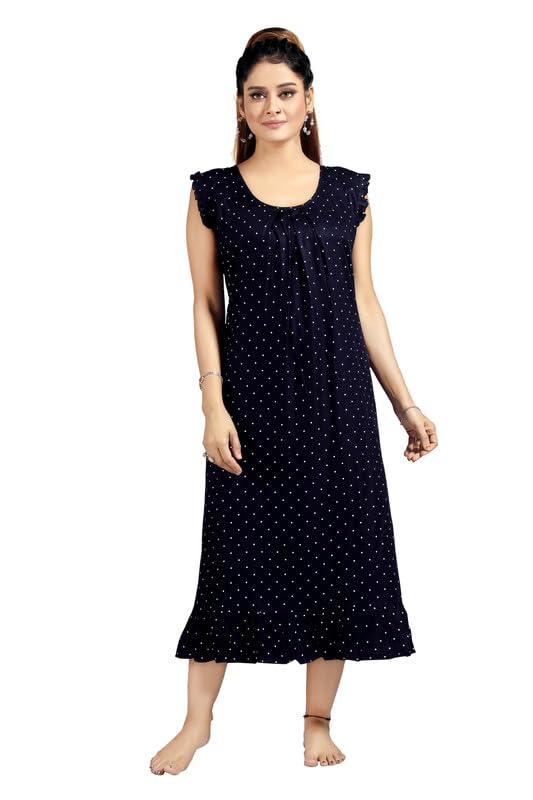CLOUD SOFT Women’s Viscose Blend Comfort Short Nighty with Side Pockets | Soft Printed Short Night Dress for Everyday Wear... - Review, Price and Buying Guide