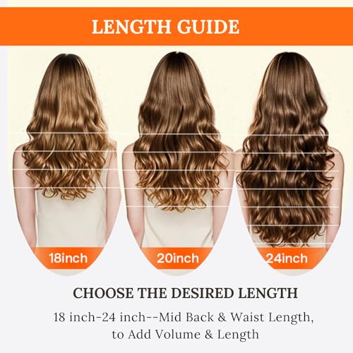 Image of Full Shine Weft Hair Extensions 24 Inch 130G Thick Weft Extension For Women