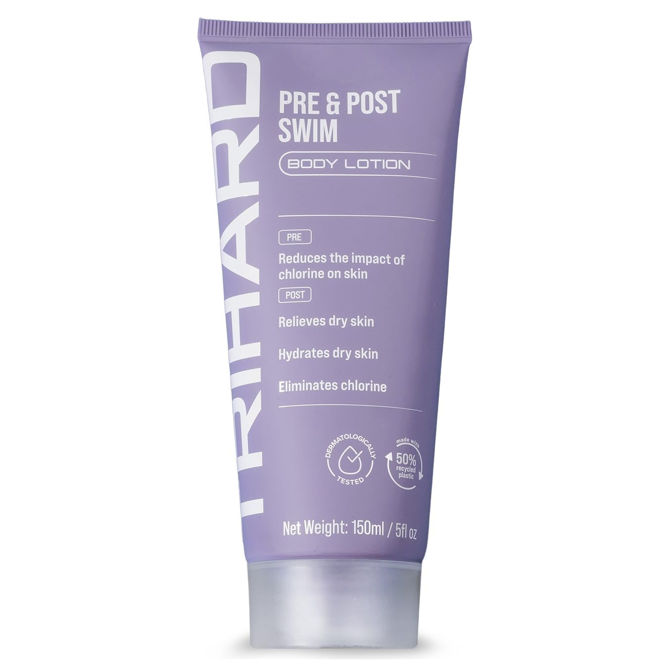 TRIHARD Advanced Swimmer's Lotion | Pre-Swim Skin Shield | Post-Swim Chlorine Moisturizing & Chlorine Removal | Olympian's Choice