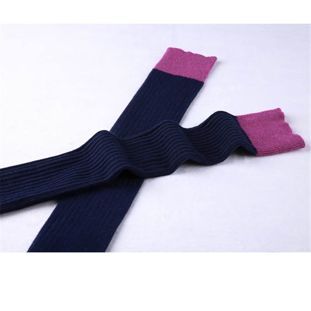 Calentadores de piernas Largos y cálidos para Mujer Calcetines hasta la Rodilla de Punto de Invierno Medias para Botas de niña Calcetines Largos de Punto (Color : A, Size : 60cm) (A 7 3/8)