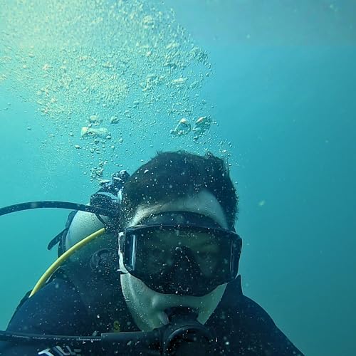 Tilos Máscara panorámica grande con lente único para buceo y snorkel miniatura 4