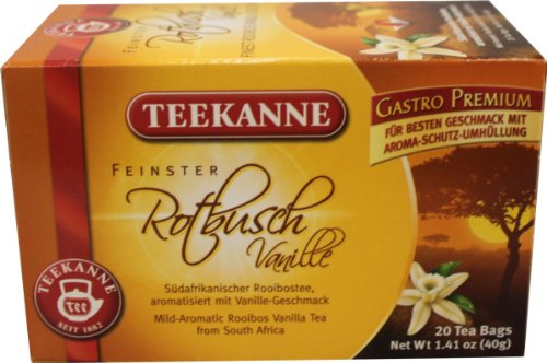 Chá Vermelho De Rooibos Com Baunilha Teekanne 35g