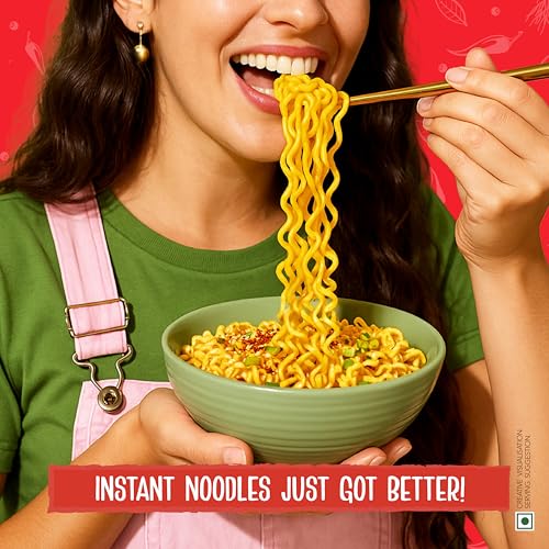 Image of Wok Tok Instant Noodles Masala 66g (Pack of 12)