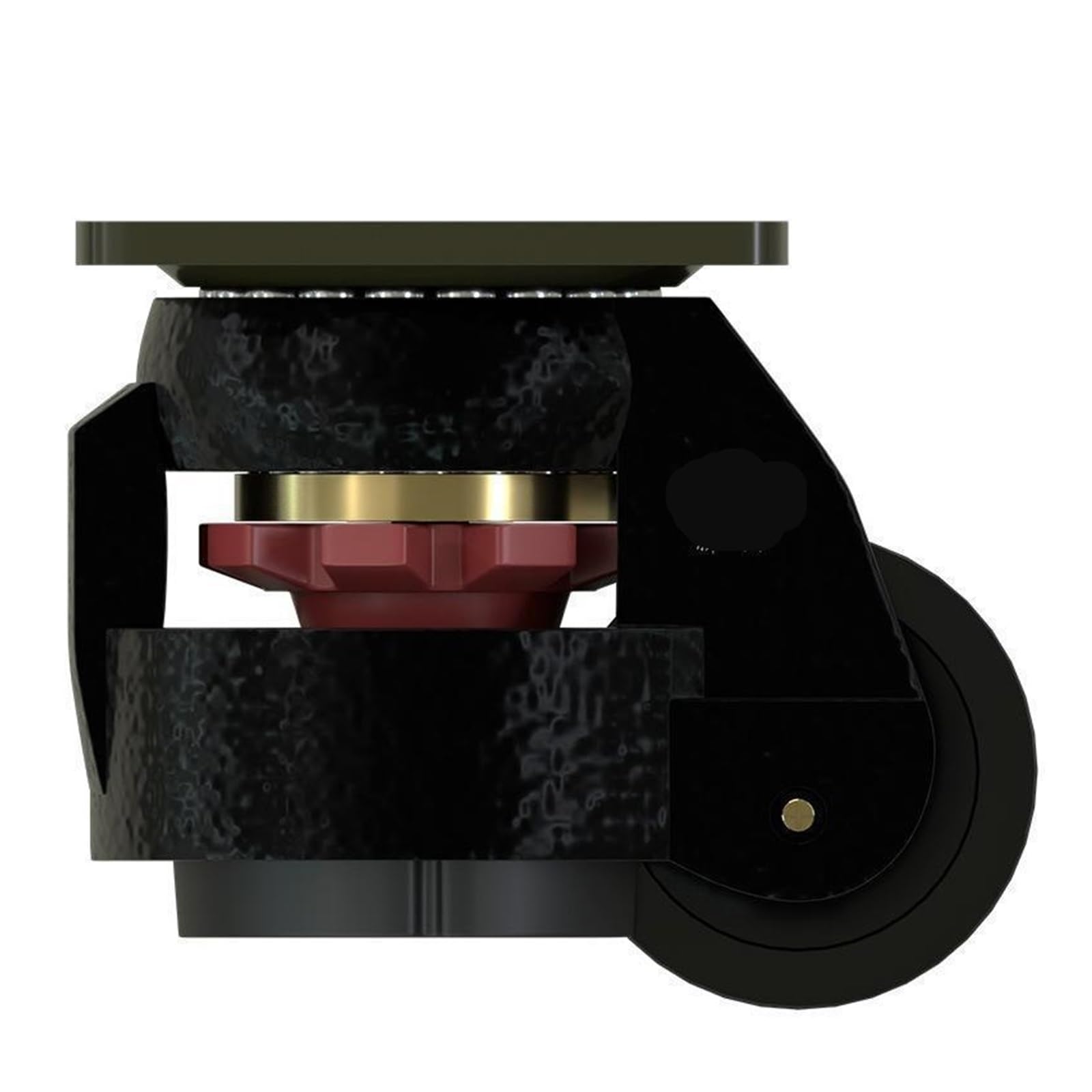 Roue GD-60F Fuma réglable pour stabiliser un établi sur profilé - 7