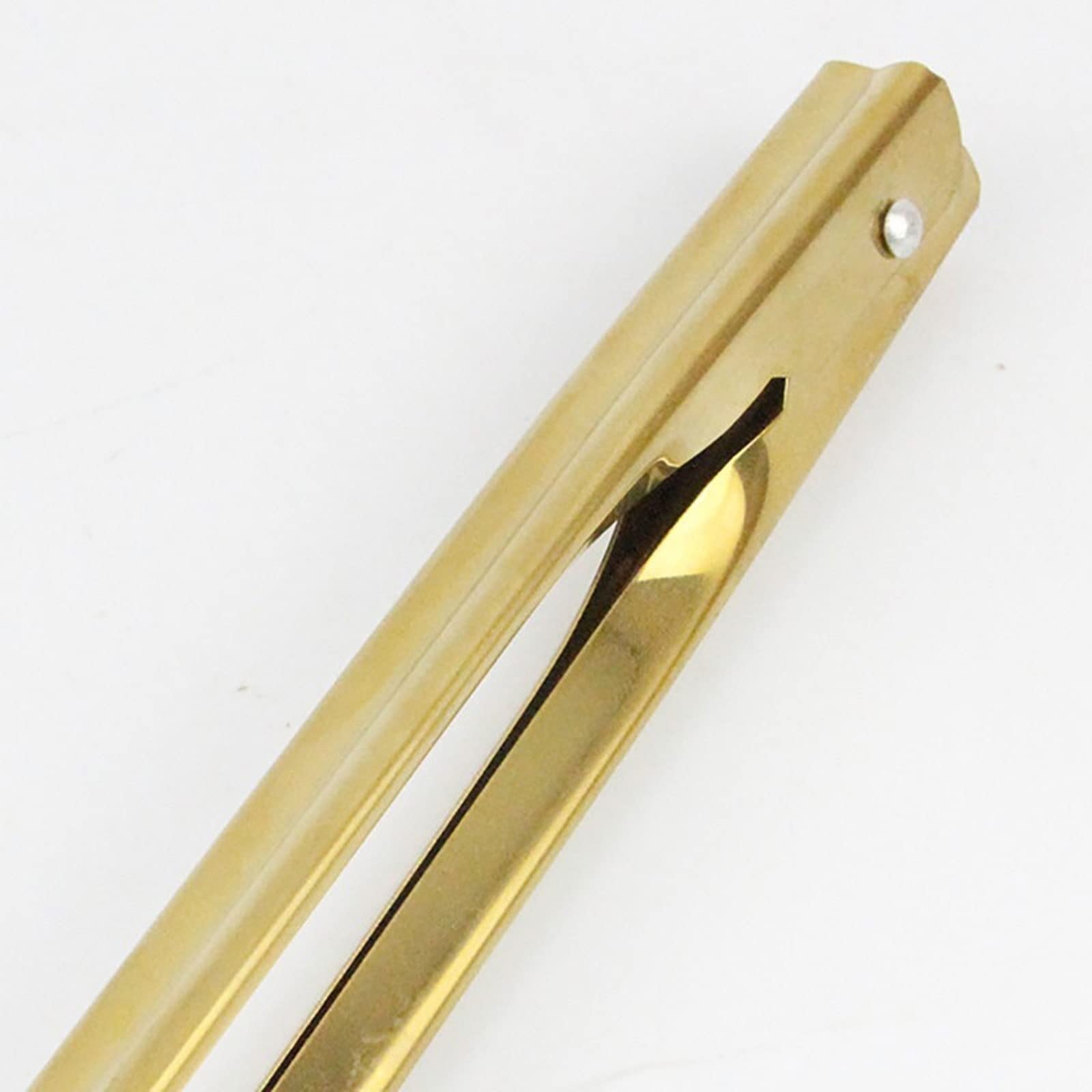 MRKU Mini Pinzas para Servir, de Acero Inoxidable 430, para cocinar azúcar, Doradas, para Barbacoa, Pan, Fiestas, cafeterías y Bares.