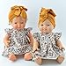 Minikane doll dress, Paola Reina doll dress, 13 inch doll dress, 34 cm, set, bunny dress and yellow turban