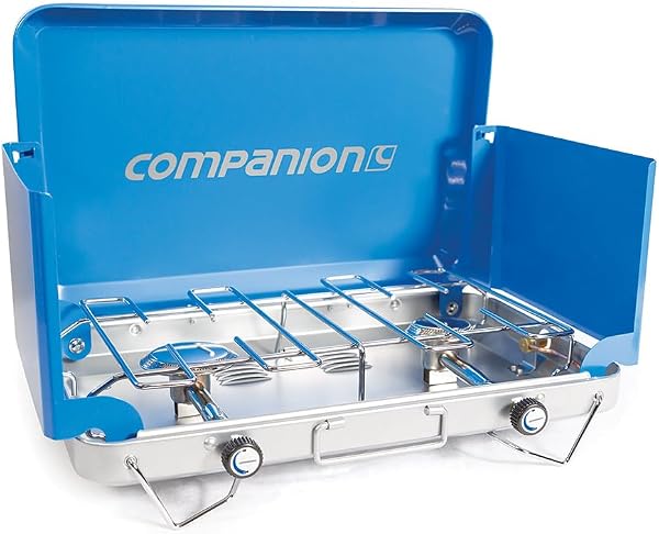 Companion Ranger 2 Burner Stove with Windshield