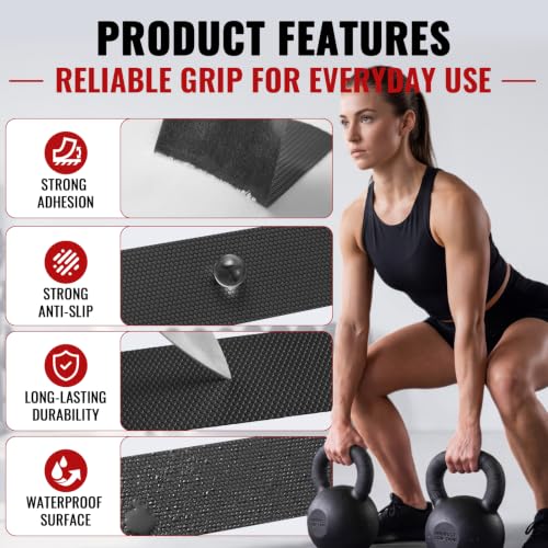 Xroam Rubber Grip Tape for Handles 1" x 16.4Ft Non-Abrasive Anti Slip Tape - image 3