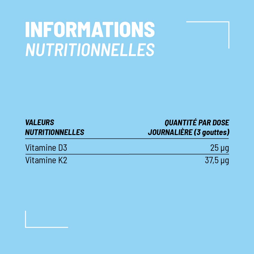 Nutripure | Vitamine D3 K2-MK7 3000 UI | Dosage Élevé pour Système Immunitaire, Santé Osseuse et Musculaire | Avec VitaMK7® et Huile d’Olive Bio | Haute Absorption et Posologie Personnalisée | 5 Mois