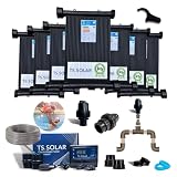 Kit Aquecimento Solar Para Piscina até 20000 Litros Aquecedor Automatizado Fibra Vinil Alvenaria Placa Coletor Telhado