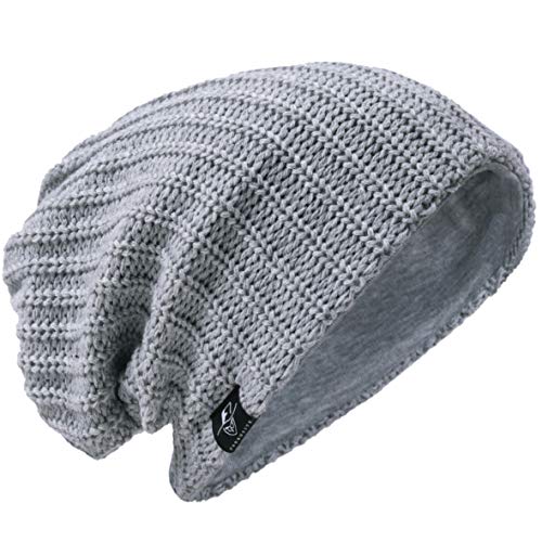 Bonnet long en tricot Vecry B305 bonnet tête de mort chaud hiver homme