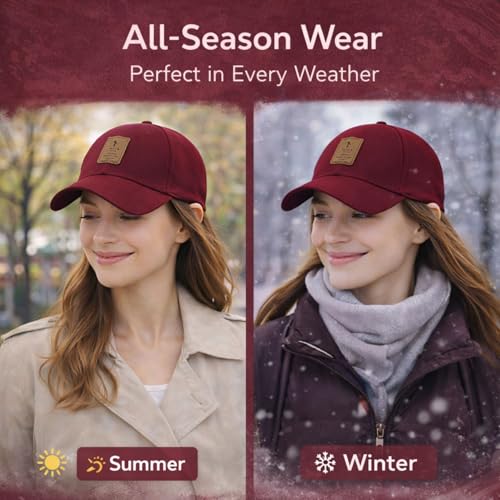 Image of Baseball Cap for Men Original Adjustable Unisex Cap, Mens Caps Stylish, All Sports Type Caps or Hats, Free Size, UV Protection, Sports Cap for Men's, Outdoor Casual Wear (Pack of 1)