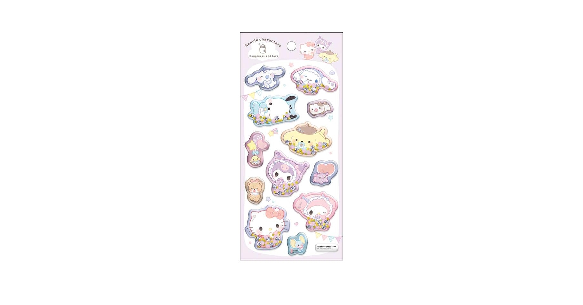 サンリオ　カプセルシール ☆【即納】サンリオキャラクターズ キラキラカプセルシール SAC
