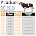 SilverChry wasserdichte Warme Hundejacke, Hundemantel Mit Geschirr Reflektierend, Hundemantel Wasserdicht Warm, Hundemantel Fleece Grosse Hunde Für Kaltes Wetter Für Hund Indoor & Outdoor Camping(M)