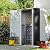 Aoxun 3’x2’ Outdoor Metal Storage Shed, Storage with Lockable Doors, Steel Utility Tool Shed, Metal Sheds Outdoor Storage for Garden, Patio, Backyard and Lawn, Black