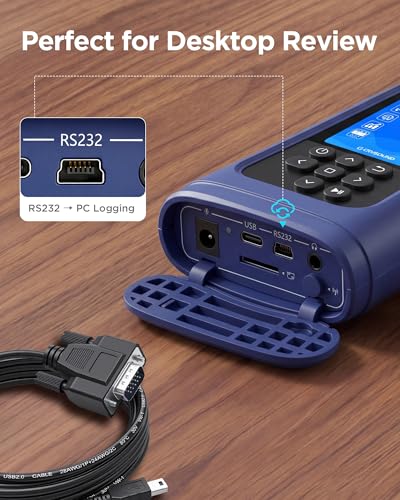 Image of CRY2832-2 Lite Data Logging Sound Level Meter, 24-143dB, Leq /Lpeak | Data Export, Long-Term Monitoring, Desktop Analysis, A /C /Z Weighting, F /S /I Weighting, USB /RS232 Connectivity