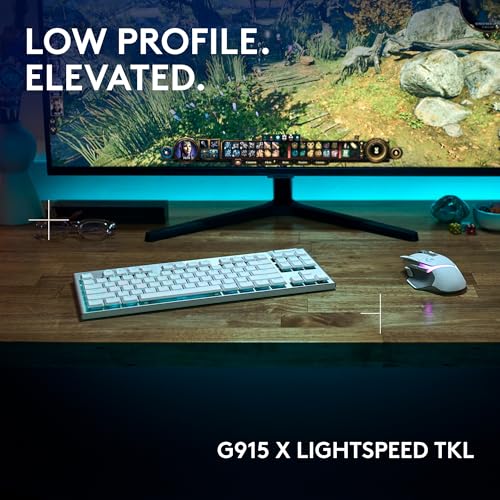 Logitech G915 X Lightspeed TKL Wireless Gaming Keyboard (Tactile) - White - image 2