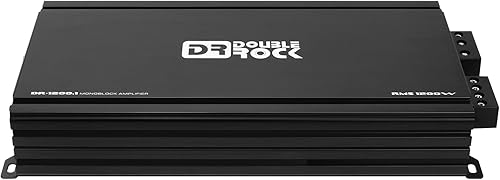 Miniatura 5 de DR-1200.1 Amplificador de audio para automóvil 1200 vatios Clase D Amplificador de subwoofer Monoblock Highs Amp con perilla de bajo control remoto
