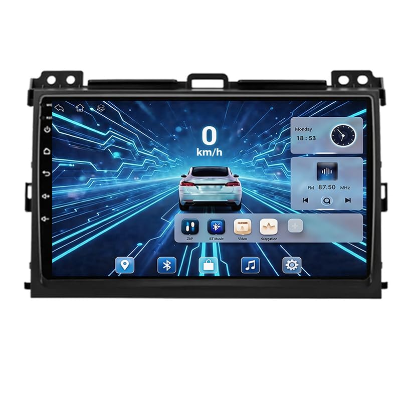 Autoradio Android Land Cruiser Prado 120 : Optimisez vos trajets avec le lecteur Bluetooth RDS