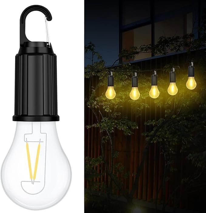 Unbreakable Hanging Clip Bulb – Durable LED/Incandescent Hanging Light for Home, Garden, and Outdoor Decoration-image-5