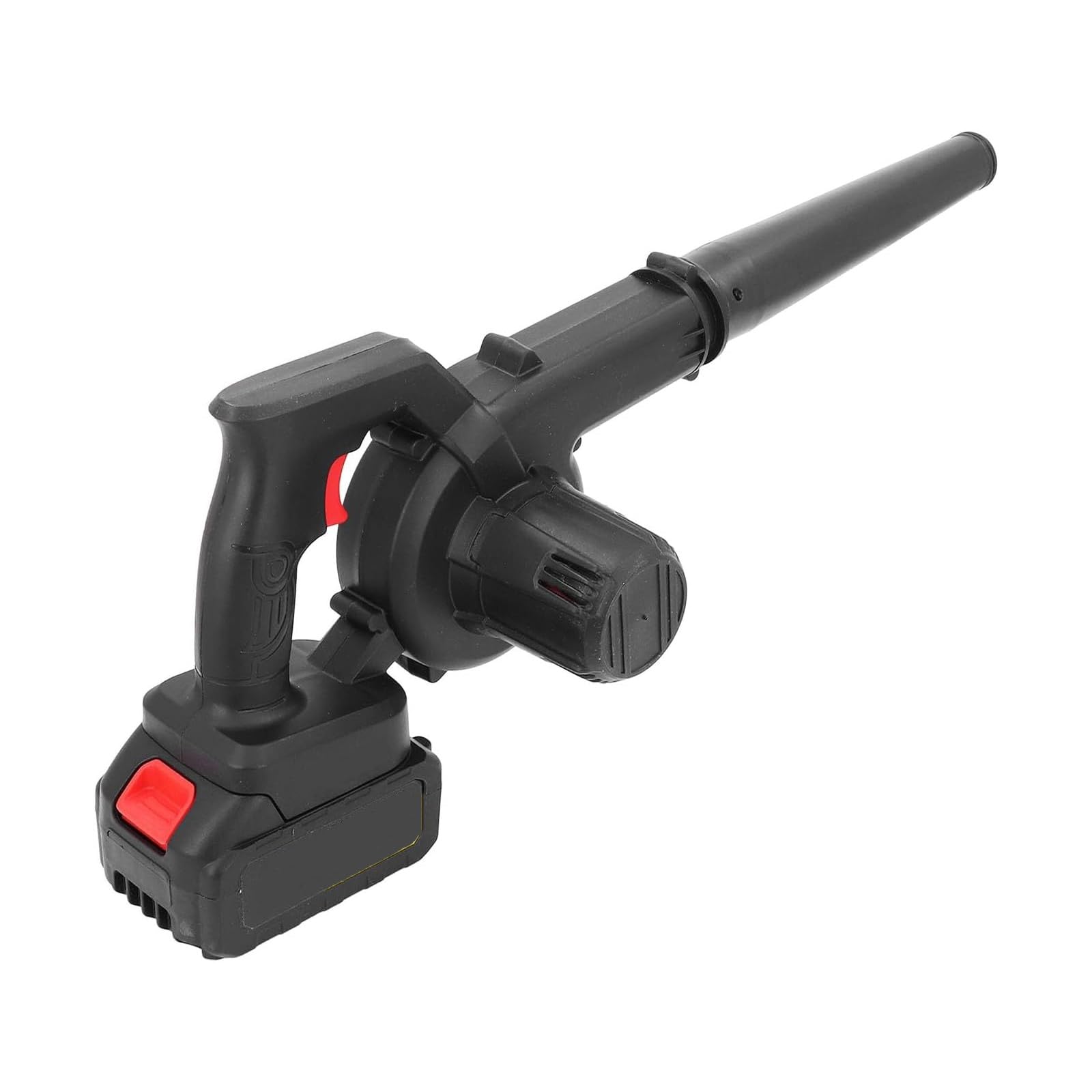 Soffiatore e aspirapolvere a batteria da 21 V,23000 giri/min,3,3 m³/min,con batteria e caricabatteria,soffiatore portatile leggero per uso industriale,cortile,pulizia di polvere e neve Black,2