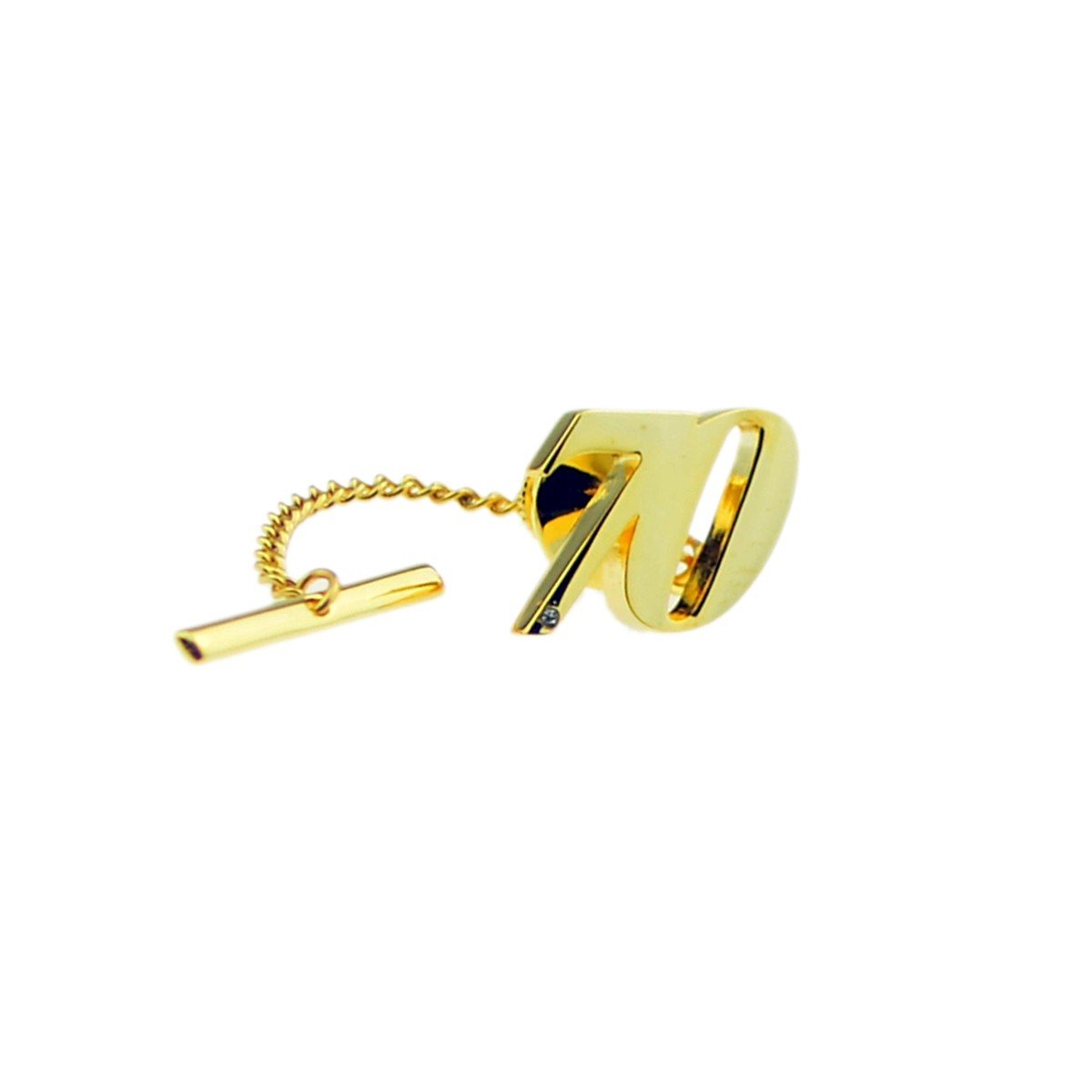Gtr-Prestige Giftware Gold Plated 70 Age Birthday Tie Tac