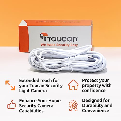 TOUCAN 6m Extension Cable for Wired Security Light Camera - Image 2