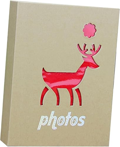 Miniatura 1 de Abaodam DIY Photo Album Wedding Guest Baby Record Book Family Photo Book Baby Shower Guest Book 4x6 Photo Album Wedding Scrapbook DIY Scrapbook