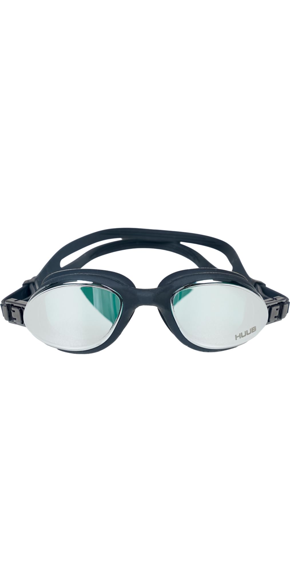 Huub 2025 Edge Swim Goggles - Black/Silver Mirror
