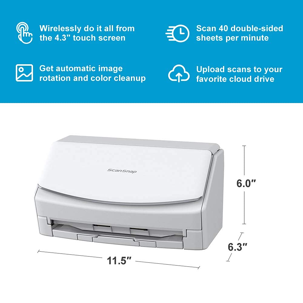 Amazon.com: Fujitsu ScanSnap iX1600 Versatile Cloud Enabled