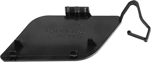 Miniatura 7 de ACROPIX Tapa de gancho de remolque para parachoques delantero derecho para Mercedes-Benz E320 - Paquete de 1 negro