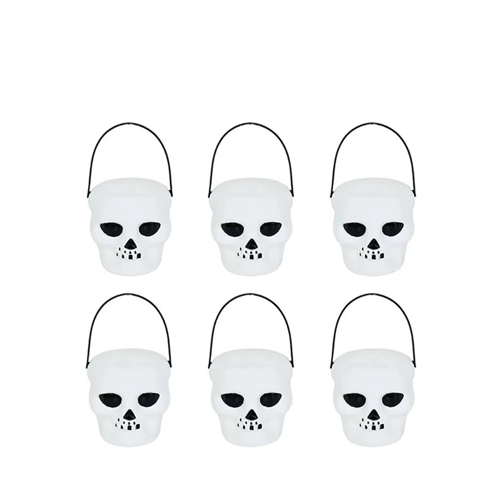 SZAJDSNMURB Halloween Witch Cauldron Decoration, Mini Plastic Candy Bucket