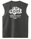 [X-girl] フーデットスリーブレスティー FADED SLEEVELESS TEE 105253013015 BLACK M