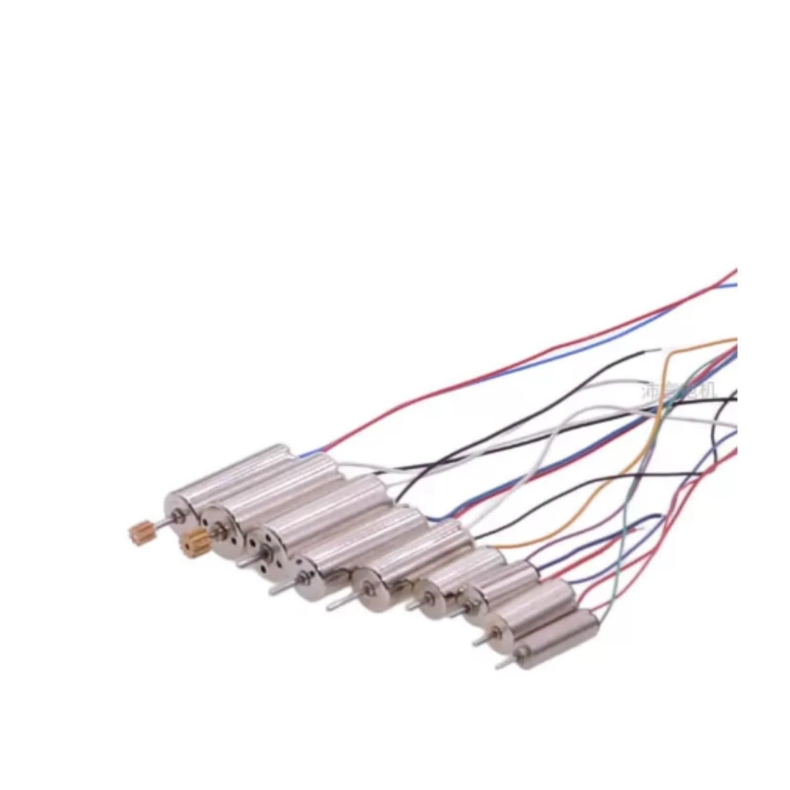 Motore coreless, unità DC 3.7 Volt 612 filo rosso blu | Accessorio motore per drone e aeromodello quadricottero