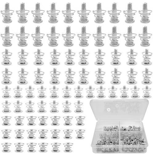 80 tornillos de resorte, M2 x 6,35/8/9, M2,5 x 10b GPU tarjeta gráfica placa trasera disipador de calor, tornillo de disipación de calor para tarjeta gráfica, ventilador de ordenador, tornillos fijos,