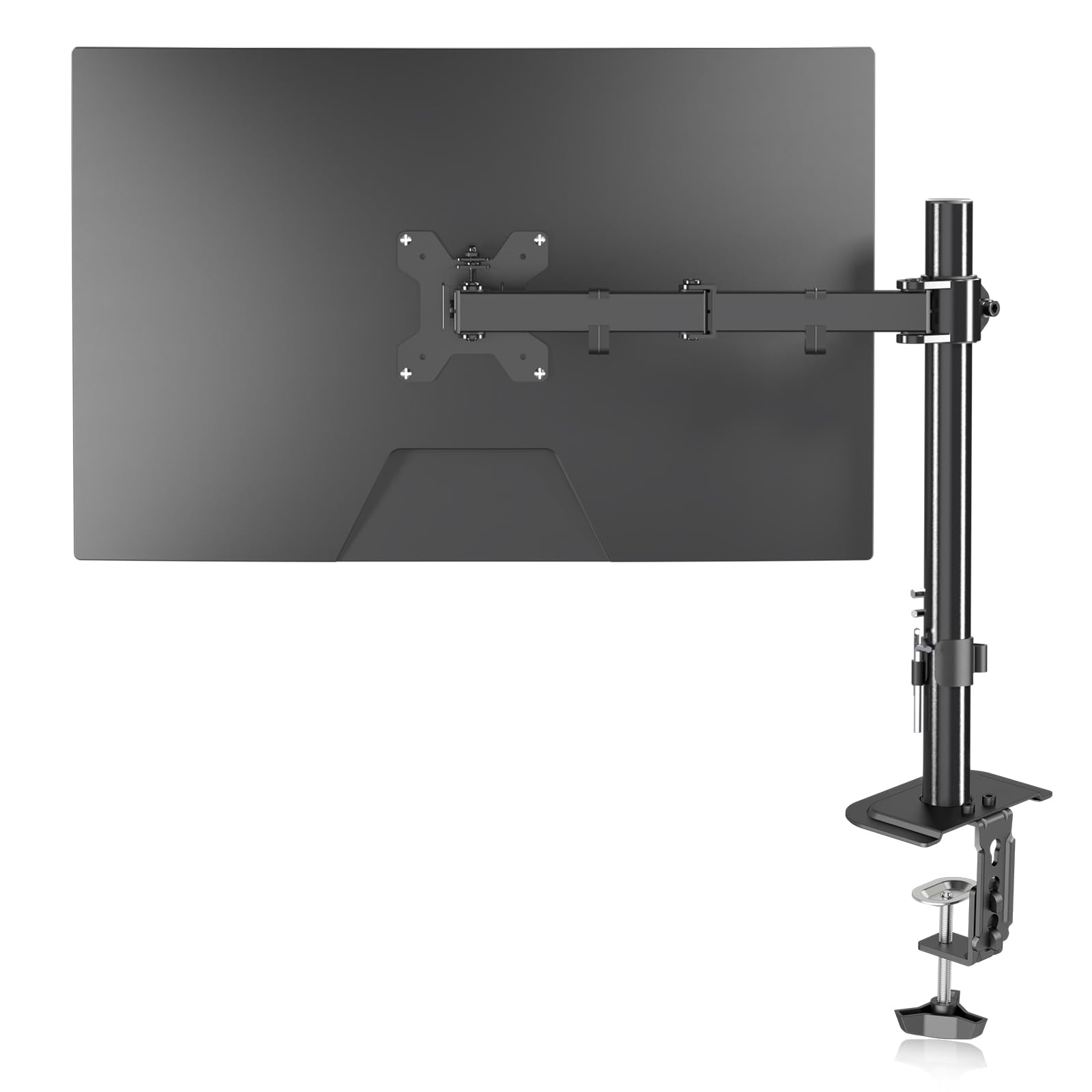 Suptek Single LED LCD Monitor Desk Mount Heavy Duty Fully Adjustable Monitor Stand for 1 One Screen up
