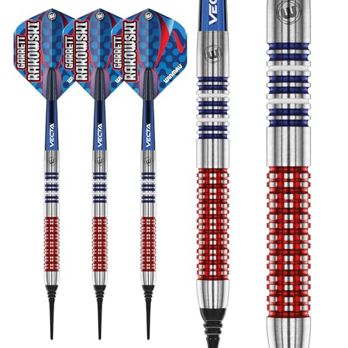 Fléchettes Winmau Garrett Rakowski 90% soft tip pour cible électronique - 6
