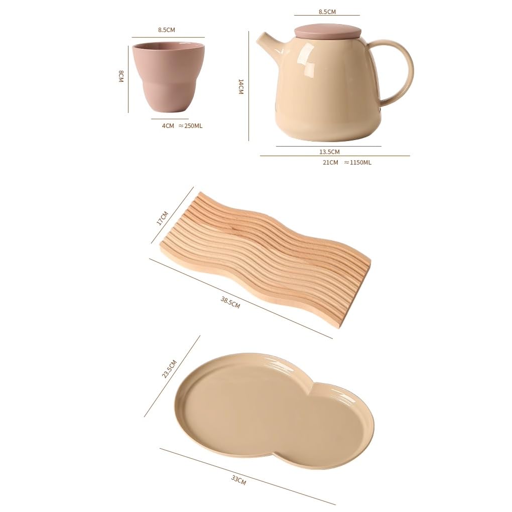 Karafka na wodę kreatywny ceramiczny zestaw filiżanek do kawy domowy kubek na wodę popołudniowa herbata zestaw do herbaty pudełko na prezent dzbanki na wodę