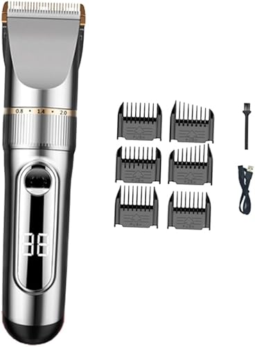 Beavorty 1 máquina de afeitar recargable para hombres, cortadora de pelo inalámbrica, recortadora inalámbrica para hombres, afeitadora de pelo de